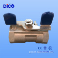 China wenzhou 1PC Butterfly Handle Ball Valve Supplier